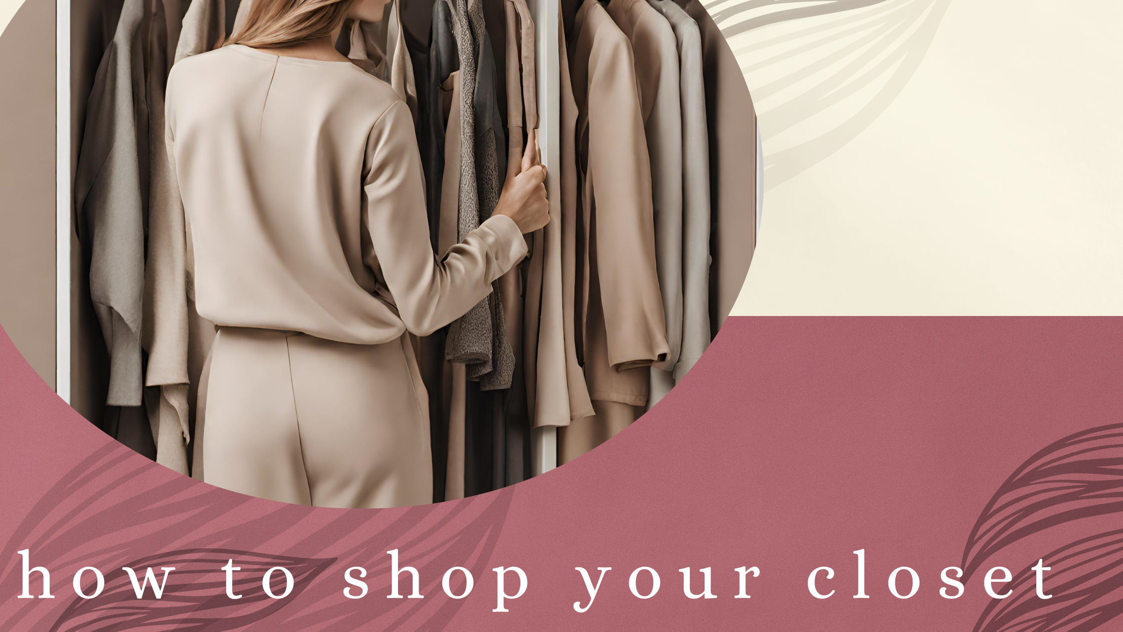 how to shop your closet