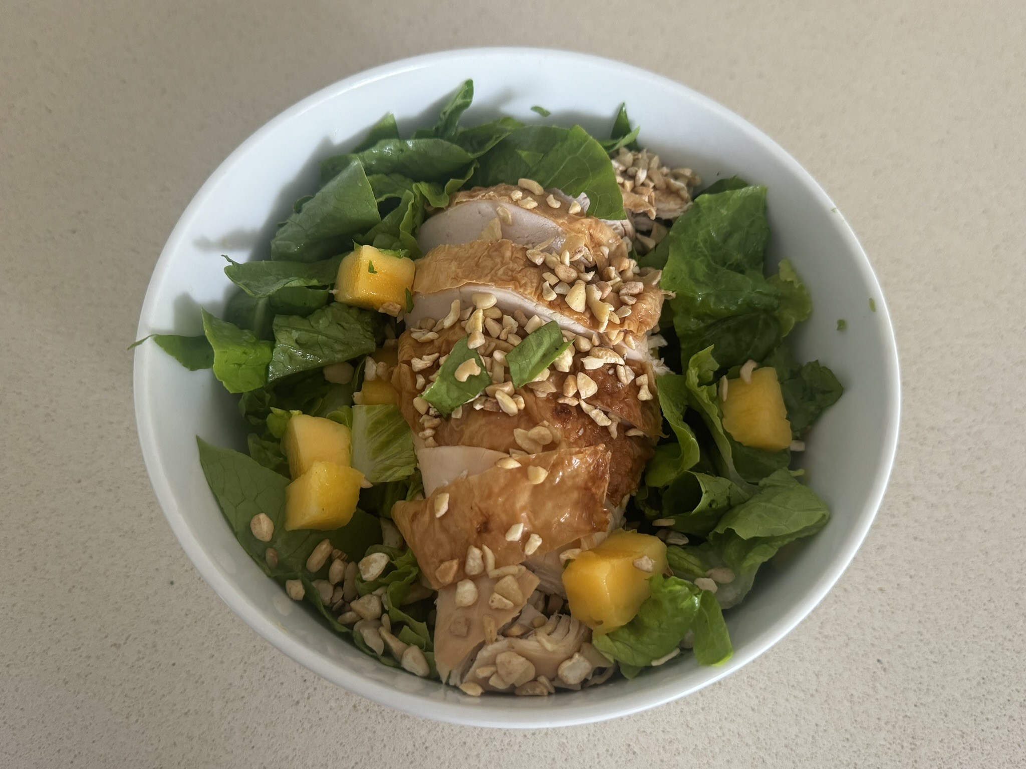 chicken and mango salad