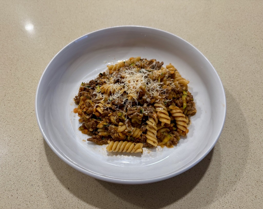 High protein bolognese